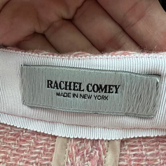 Rachel Comey Bell Short in Light Pink Tweed Chevron Size 6 - Picture 7 of 10